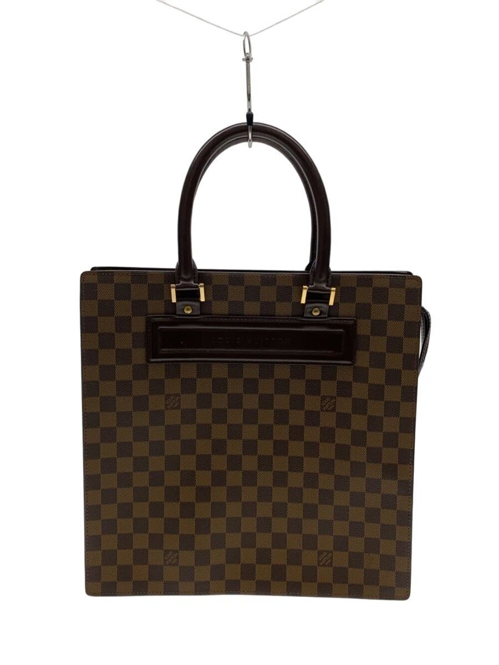 LOUIS VUITTON Venice Damier Ebene Brown Tote Bag Brown All over